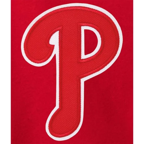 Buy Now Philadelphia Phillies Red Letterman Wool Varsity Jacket For Unisex