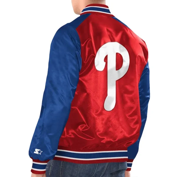 Buy Now Philadelphia Phillies Varsity Satin Jacket For Unisex