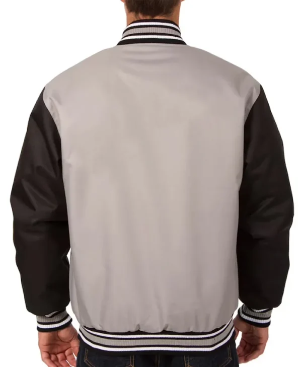 Buy Now Poly Twill Anaheim Ducks Front Hit Varsity Jacket For Unisex