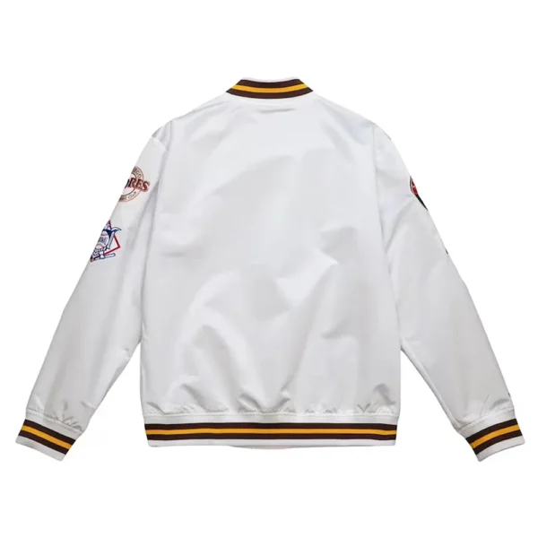 Buy Now San Diego Padres City Collection Varsity Satin Jacket For Unisex
