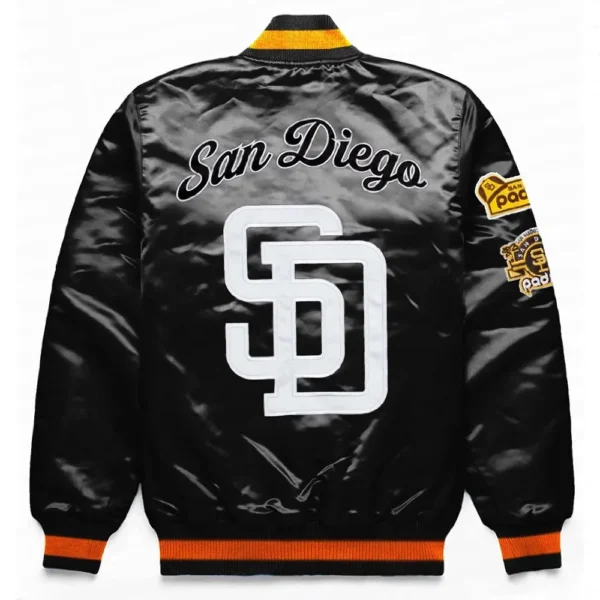 Buy Now San Diego Padres Exclusive Satin Jacket For Unisex