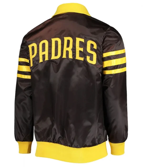 Buy Now San Diego Padres Full-Zip The Captain II Varsity Jacket For Unisex