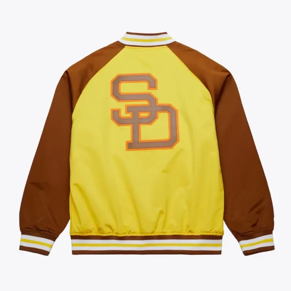 San Diego Padres Vintage Logo Double Clutch Jacket - Image 2
