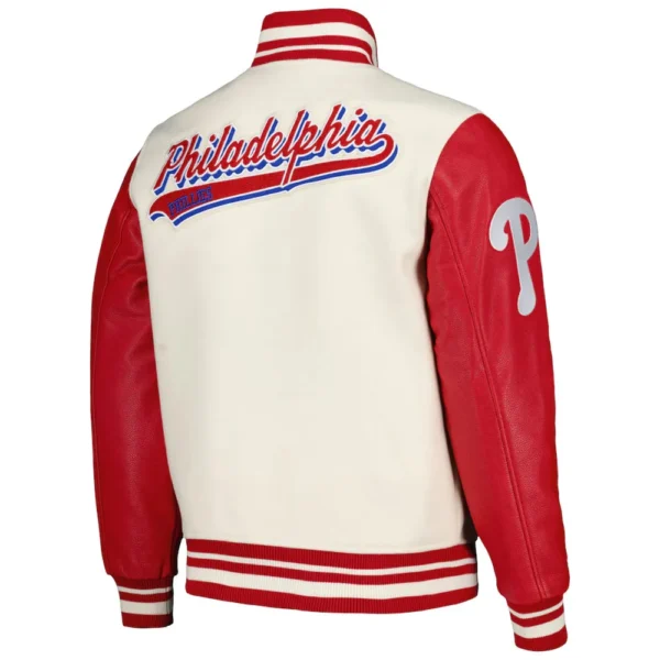 Buy Now Script Tail Philadelphia Phillies Varsity Jacket For Unisex