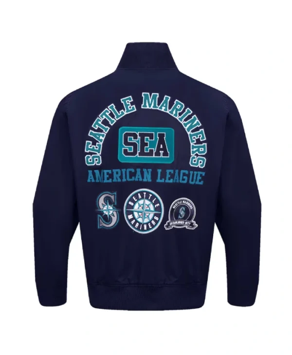 Buy Now Seattle Mariners Area Code Navy Bomber Jacket For Unisex