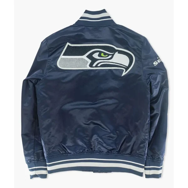 Buy Now Seattle Seahawks Mashup Navy Varsity Jacket For Unisex 