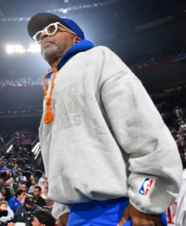 Buy Now Spike Lee Knicks Grey Pullover Hoodie For Unisex