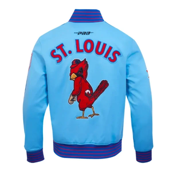 Buy Now St. Louis Cardinals Logo Game Day Uni Varsity Jacket For Unisex