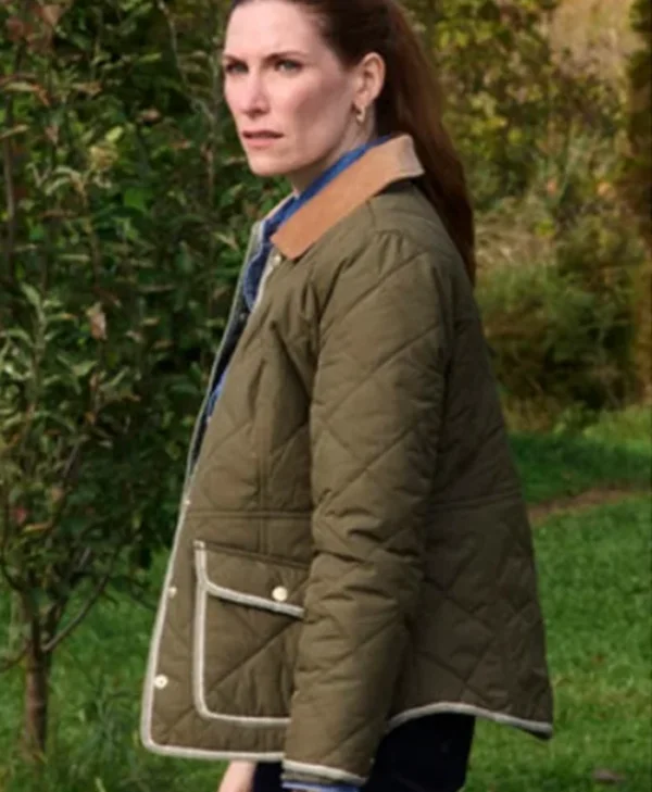 Buy Now SurrealEstate S03 Susan Ireland Green Quilted Bomber Jacket