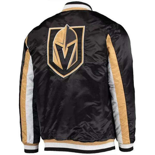 Buy Now The Ace Vegas Golden Knights Black and Gold Varsity Jacket For Unisex