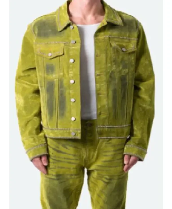 Buy Now The Voice S27 Antonio Ramsey Stud Denim Jacket For Unisex