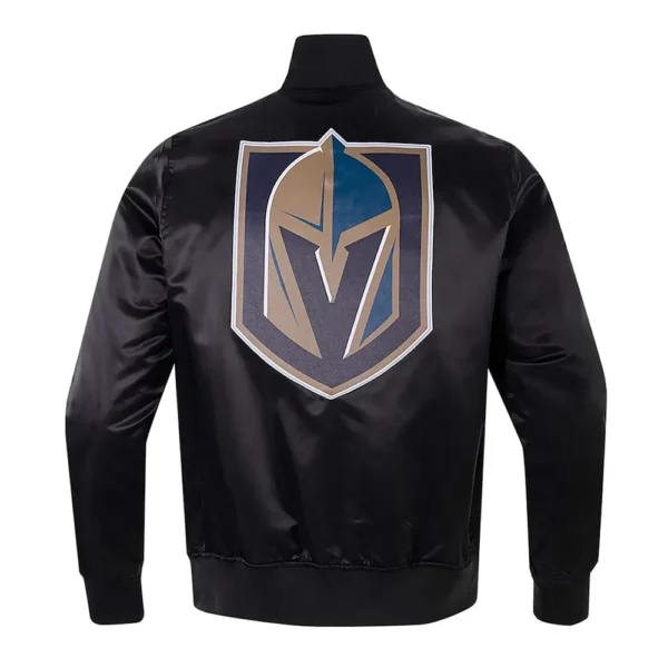 Buy Now Vegas Golden Knights Glam Varsity Satin Jacket For Unisex