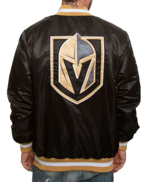 Buy Now Vegas Golden Knights Satin Varsity Jacket For Unisex