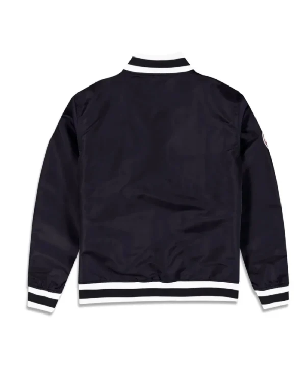 Buy Now World Series Boston Red Sox Logo Select Black Varsity Jacket For Unisex