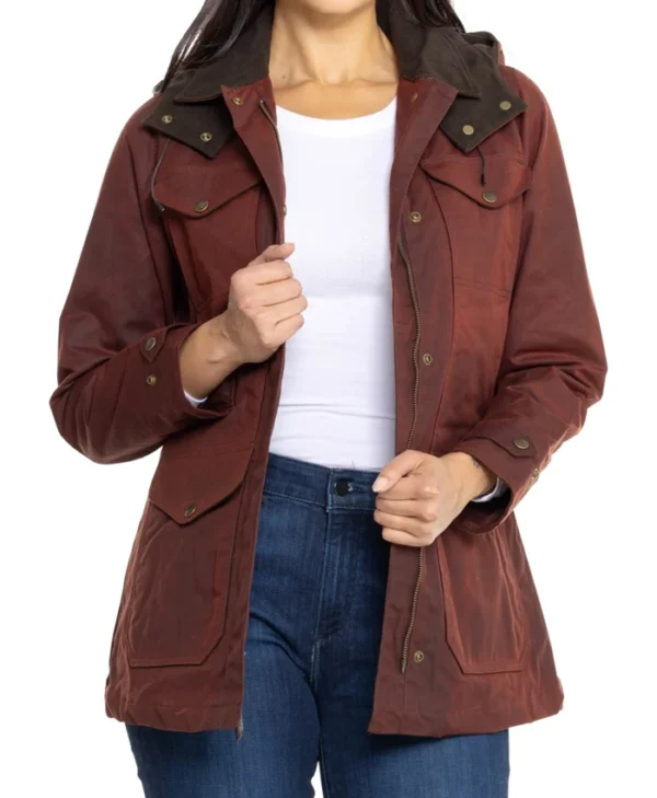 Yanna McIntosh Hell Motel Brown Jacket - Image 2