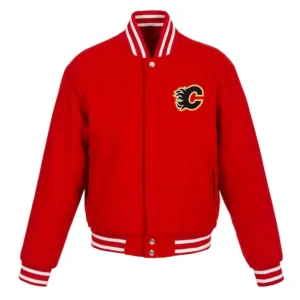 Calgary Flames Domestic Varsity Jacket