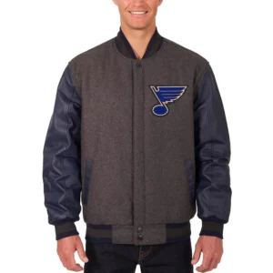 Charcoal and Navy St. Louis Blues Jacket