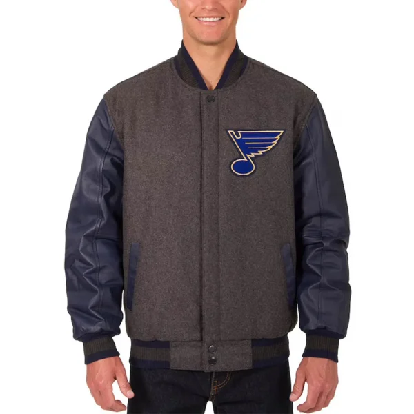 Charcoal and Navy St. Louis Blues Jacket