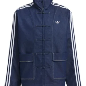 Chinese New Year Denim Blue Stylish Jacket