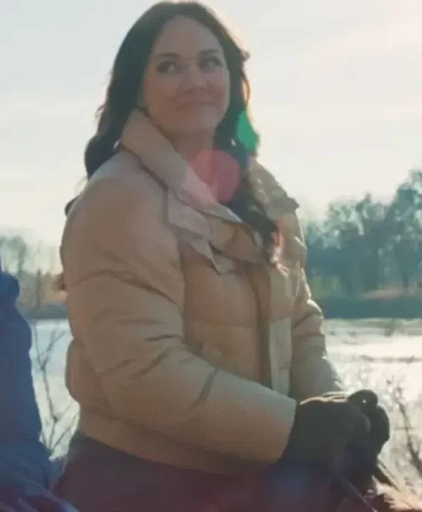 Christmas Ranch Jade Puffer Jacket
