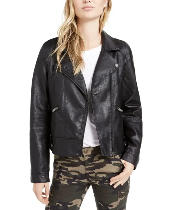 Classic Petrina Women Leather Jacket