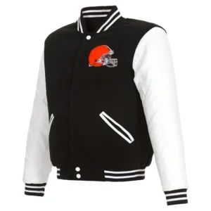 Cleveland Browns Black and White Jacket
