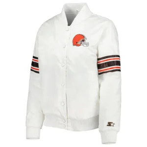 Cleveland Browns Line Up White Jacket
