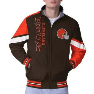Cleveland Browns Strong Arm Brown Jacket