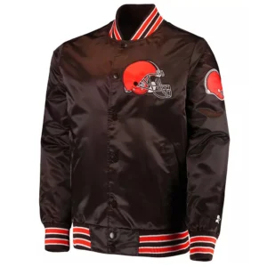 Cleveland Browns The Diamond Retro Brown Jacket