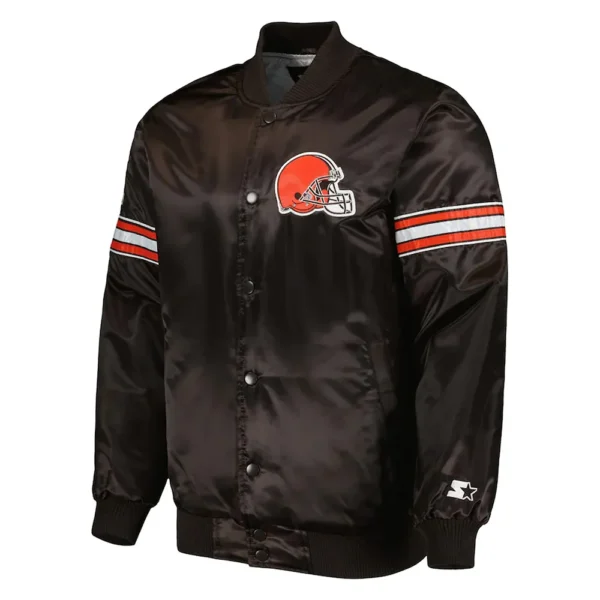 Cleveland Browns The Pick and Roll Brown Jacket