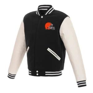 Cleveland Browns Two-Tone Varsity Jacket