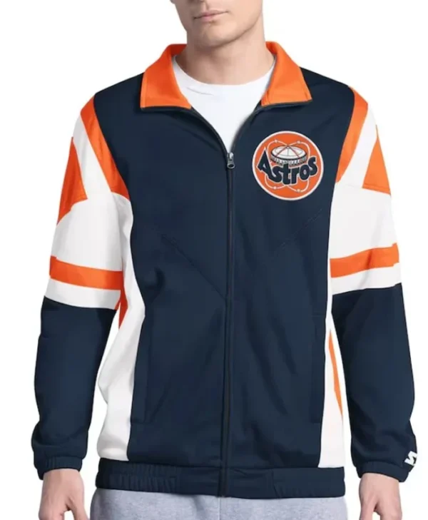 Contender Tricot Houston Astros Track Bomber Jacket