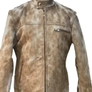 Cowhide Brown And White Fur Jacket