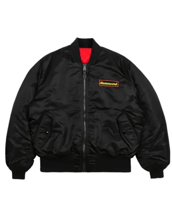 Daft Punk Black Fancy Bomber Jacket