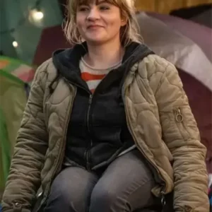 Doctor Who S02 Ruth Madeley QuiltedGreen Jacket