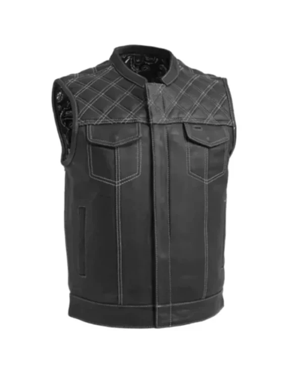 Downside Men’s Leather Vest