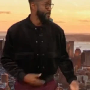 Drew Barrymore Show 2025 Nate Burleson Velvet Stylish Jacket