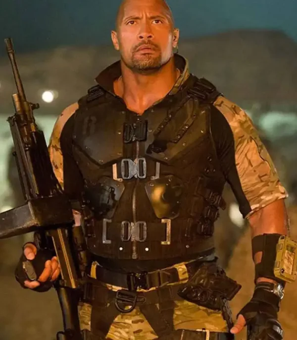 Dwayne Johnson GI Joe Retaliation Armor Black Stylish Vest