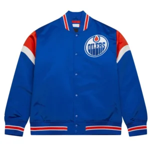 Edmonton Oilers Heavyweight Satin Jacket