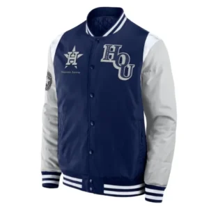 Elements Elite Houston Astros Navy Varsity Jacket