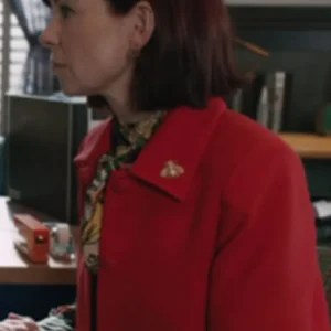 Elsbeth S02 Carrie Preston Cropped Red Stylish Jacket