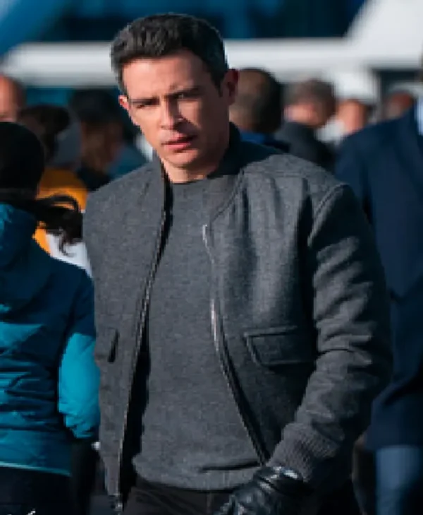 FBI S07 John Boyd Charcoal Bomber Stylish Jacket