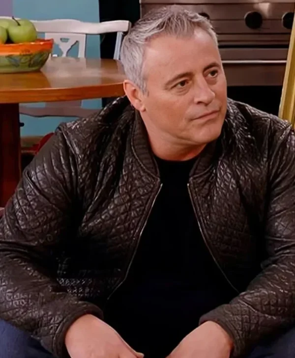 Friends The Reunion Matt LeBlanc Brown Stylish Leather Jacket