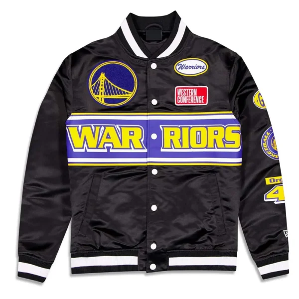 Golden State Warriors Rally Drive 2024 Varsity Jacket