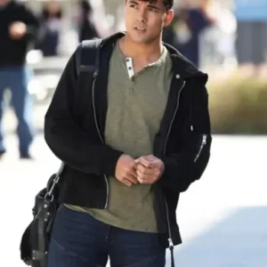 Greys Anatomy S21 Niko Terho Hooded Bomber Jacket