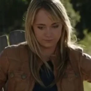 Heartland Amy Fleming Leather Amber Marshall Jacket