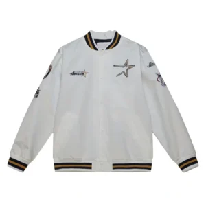 Houston Astros City Collection White Varsity Jacket