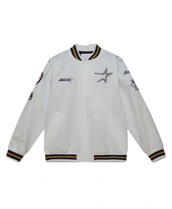 Houston Astros City Collection White Varsity Jacket