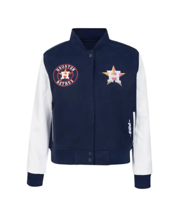 Houston Astros Game Day Navy Varsity Jacket