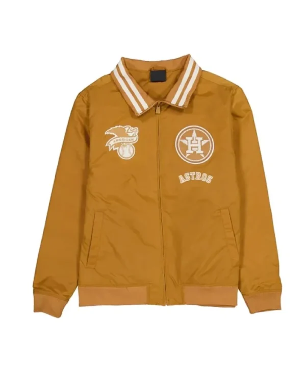 Houston Astros Logo Select Light Bomber Jacket